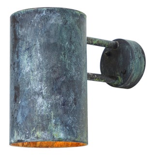 Large Hans-Agne Jakobsson C 627 'Rulle' Darkly Patinated Outdoor Sconce For Sale
