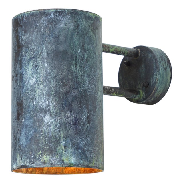Large Hans-Agne Jakobsson C 627 'Rulle' Darkly Patinated Outdoor Sconce For Sale