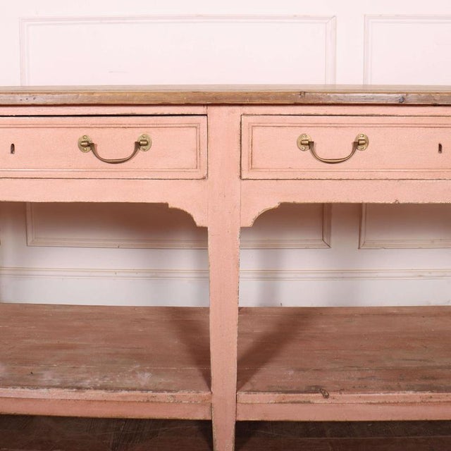 Scottish Farmhouse Potboard Dresser Base For Sale - Image 5 of 14