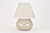 Mid-Century Modern Mid 20th Century Mid Century Modern Venini Style Taupe Glass Mushroom Table Lamp For Sale - Image 3 of 10