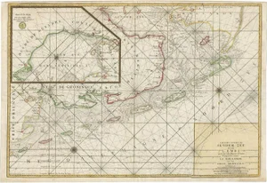 Large Sea Chart of the Zuyder Zee and the Northsea with the Wadden Islands, 1773