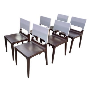Ligne Roset French Contemporary Chairs/Set of 6 For Sale