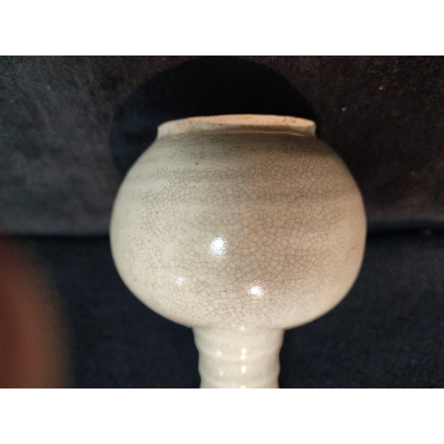 Ceramic Chinese Ceramic Vase,Hutian Ware White Glaze Porcelain Vase For Sale - Image 7 of 10