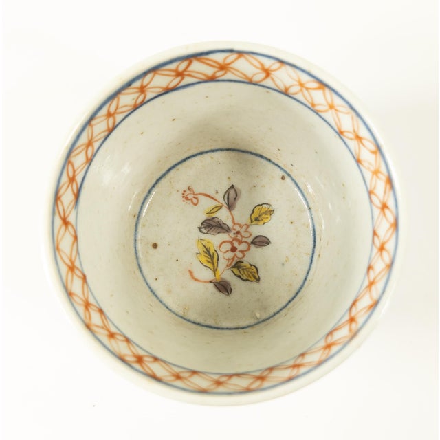 18th Century Japanese Polychrome Wucai Style Cup With Butterflies and Geese For Sale In New York - Image 6 of 9