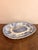 Ceramic Large Antique Blue and White Meat Platter, 1880 For Sale - Image 7 of 7