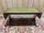 Regency English Coffee Table in Mahogany and Green Leather Embossed with Gold, 1890s For Sale - Image 9 of 10
