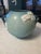 1930s Roseville Pottery Primrose Art Deco Jardiniere Vase "285-6" Blue 1932 For Sale - Image 5 of 9