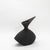 Modern Modern Sculptural Vase in Black Shagreen by R&y Augousti For Sale - Image 3 of 7