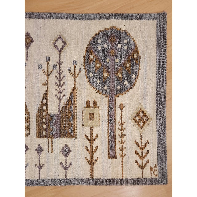 Handwoven Tapestry in Wool by Eva Nemeth, Hungary, 1960s For Sale - Image 6 of 8