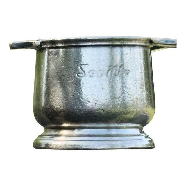 Vintage Silver Sugar Bowl “Hotel Seville” For Sale