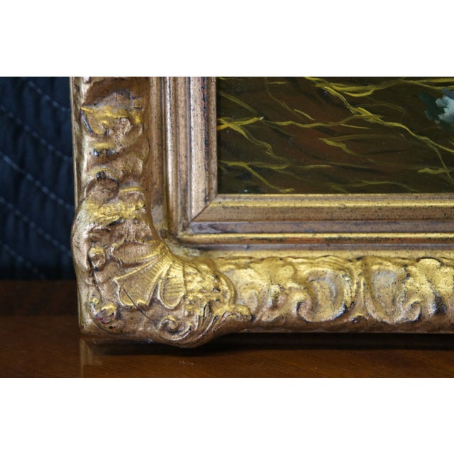 Textile Chelsea House Lop Eared Doe Rabbit Oil Painting After John Frederick Herring Sr For Sale - Image 7 of 12