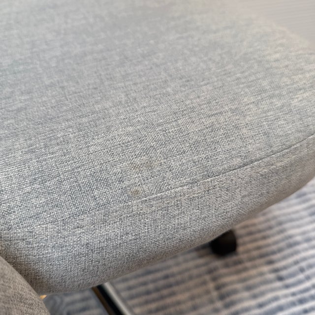 Easterly Layton Upholstered Swivel Desk Chair For Sale - Image 12 of 12