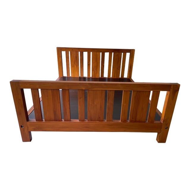 Indonesian Teak King Size Bed Frame For Sale