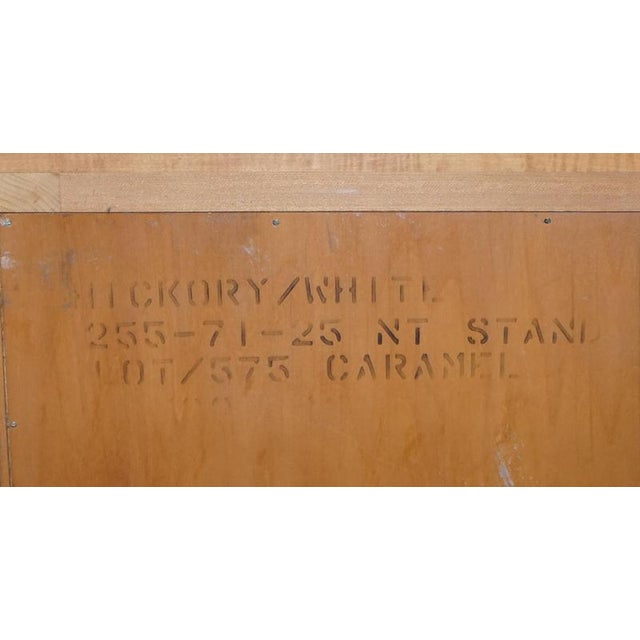 Biedermeier Style White Genesis Nightstands from American Hickory, Set of 2 For Sale - Image 17 of 18