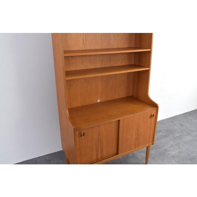 Mid-Century Modern Danish Oak Bookcase, 1960s For Sale - Image 13 of 15