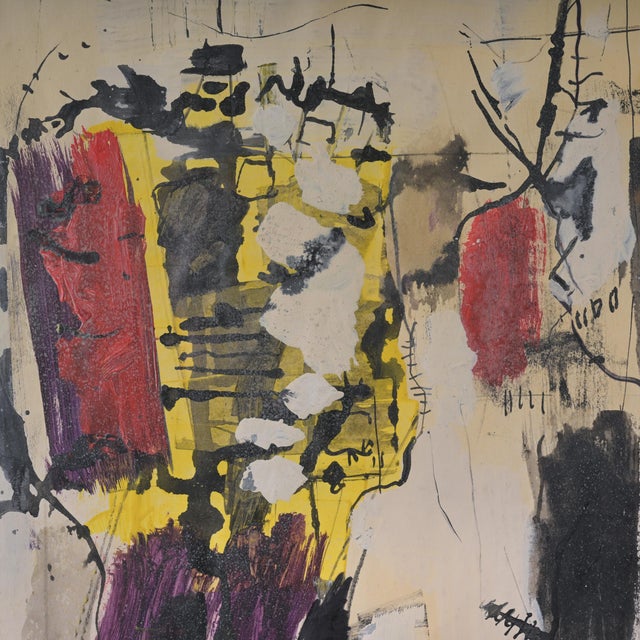 Heinrich Siepmann · signed and dated #65 in the lower right corner, mounted in a studio frame with white-gold finish and...