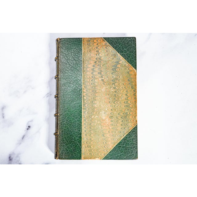 Rare Luxury Edition the Concise Oxford Dictionary 1934 Leather Spine Antique Book For Sale - Image 9 of 10