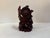Early 20th Century Antique Chinese Wood Carved Fisherman Statue For Sale - Image 5 of 10