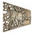 Hand-Carved Thai Teak Elephant & Rider Wall Panel With Floral Openwork, Large 36" For Sale