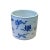 Chinese Blue & White Porcelain Treasure Scenery Brush Holder Pot For Sale In San Francisco - Image 6 of 7