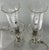 Transparent Pair of Vintage Hurricane Cut Crystal Table Lamps For Sale - Image 8 of 12