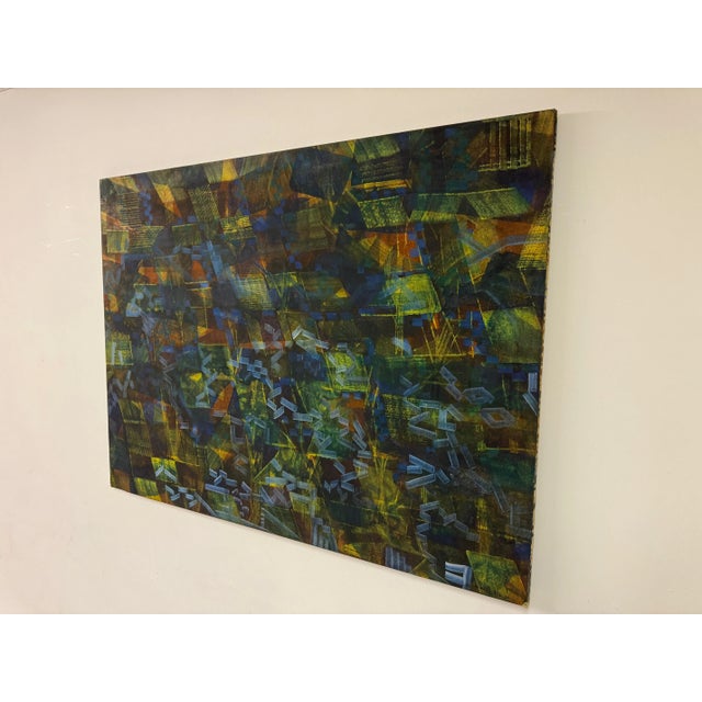 Gabriele Dali, Italian Abstract Composition, 1970, Oil on Canvas For Sale - Image 4 of 9