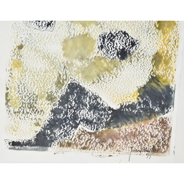 Gerhard Mevissen, Goslar Foundations II Fragment 2.5, 1999, Pencil and Watercolor on Handmade Paper, Framed For Sale - Image 6 of 13