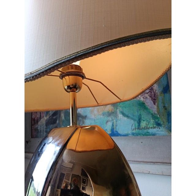 Hollywood Regency French Ceramic Table Lamp, 1980s For Sale - Image 3 of 17
