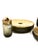 Yellow Murano Glass Smoking Set from VeArt, Italy, 1970, Set of 4 For Sale - Image 6 of 18