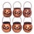 Metal Pumpkin Candle Holders - Set of 6 For Sale