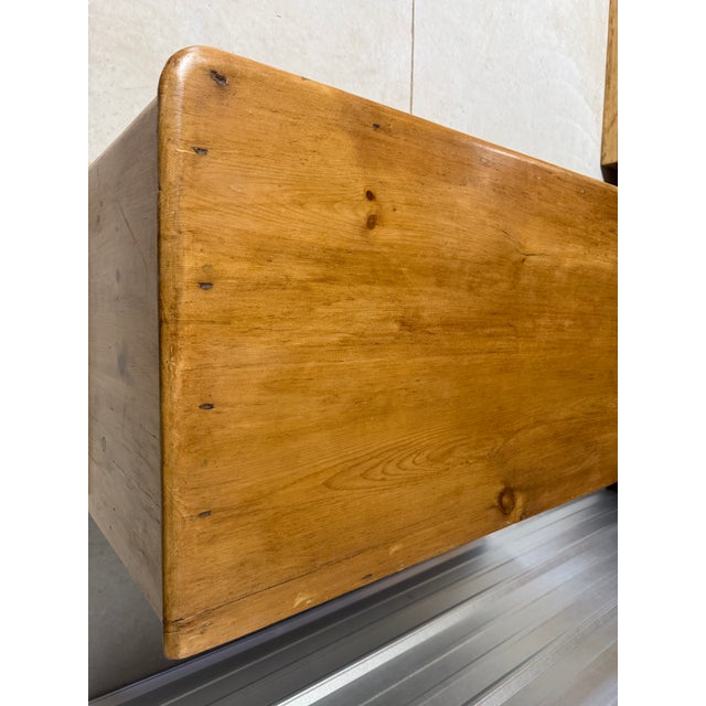 Antique Pine Low Cupboard From England For Sale - Image 14 of 18