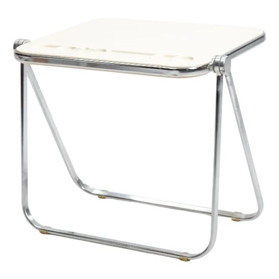 Vintage Beige Platone Folding Desk by Giancarlo Piretti for Anonima Castelli, 1970s For Sale