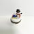Vintage Limoges, France, porcelain trinket box with snowman. Metal clasp. Signed on bottom. "Eximious" Limoges brand,...
