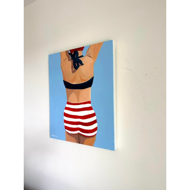 "Sailor" Modern Original Oil Painting, by Jennifer Hohlfelder For Sale In Denver - Image 6 of 8