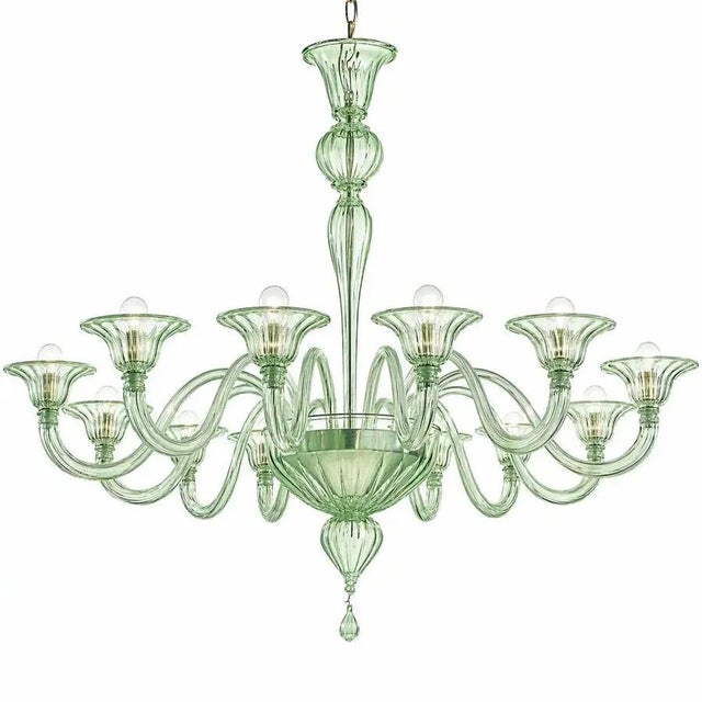 Contemporary Rigadin Murano Glass Chandelier by Simoeng For Sale - Image 3 of 8