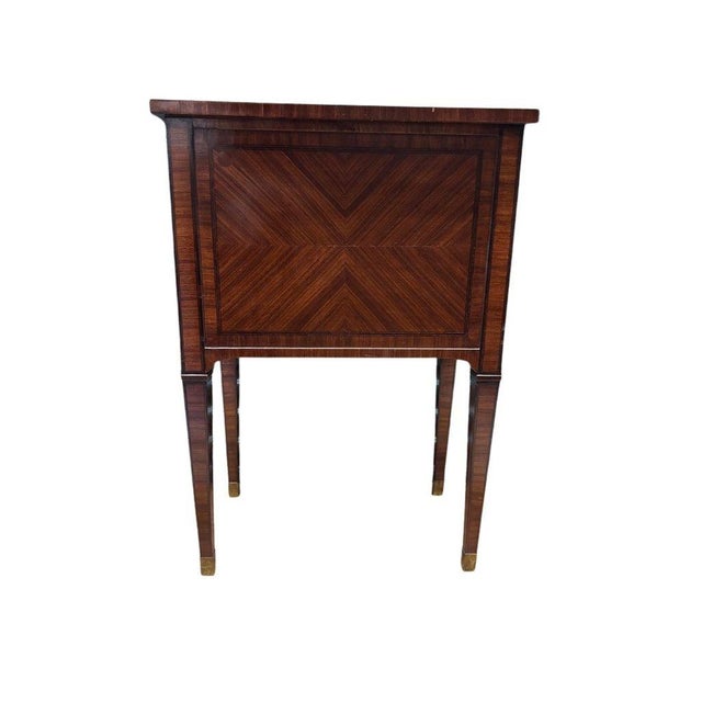 Antique French Louis XVI Style Marquetry Faux-Book Facade Cabinet With Pull-Out Sides, Late 19th Century For Sale - Image 11 of 12