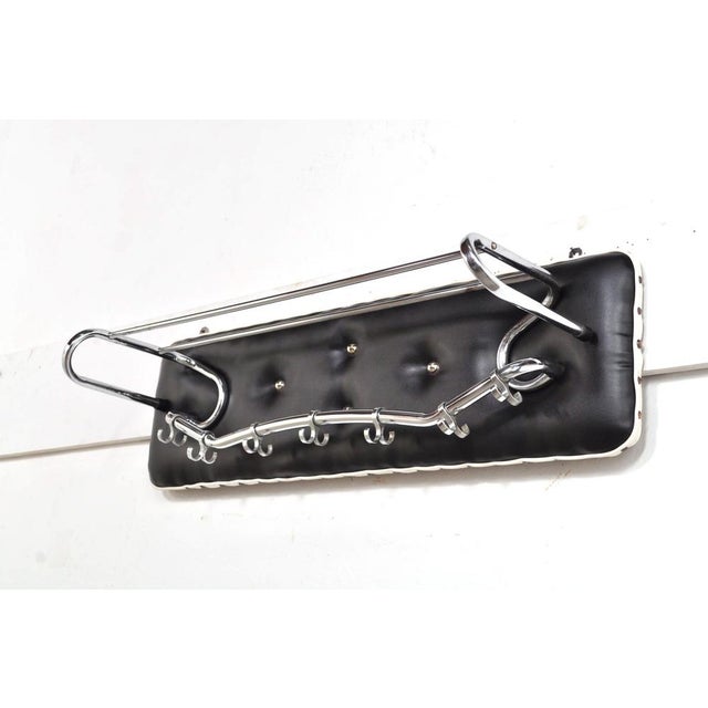 Black Vintage Coat Rack, USA, 1960s For Sale - Image 8 of 9
