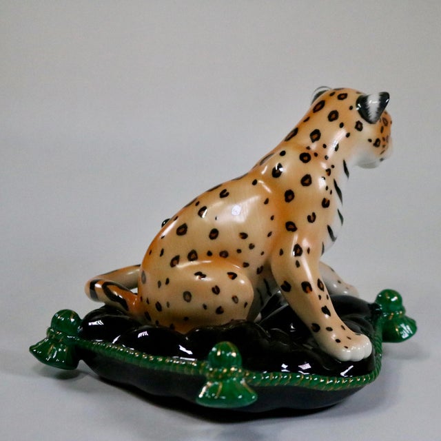 1989 Lynn Chase Jaguar Jungle Leopard Figurine For Sale In Cincinnati - Image 6 of 9
