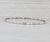 Modern New 0.16ctw Diamond Bead Flexible Bangle Tennis Bracelet 14k White Gold 6.75" For Sale - Image 3 of 7