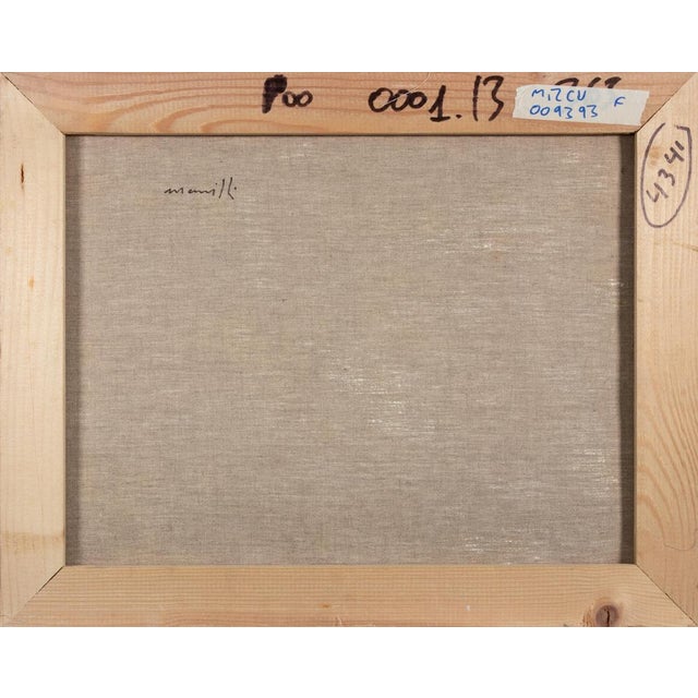 Modern Franco Marzilli, Ballerina with View of Rome, Oil Painting, 1970s For Sale - Image 3 of 6