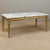 French Louis XVI Giltwood Coffee Table With Carrara Marble For Sale - Image 10 of 18