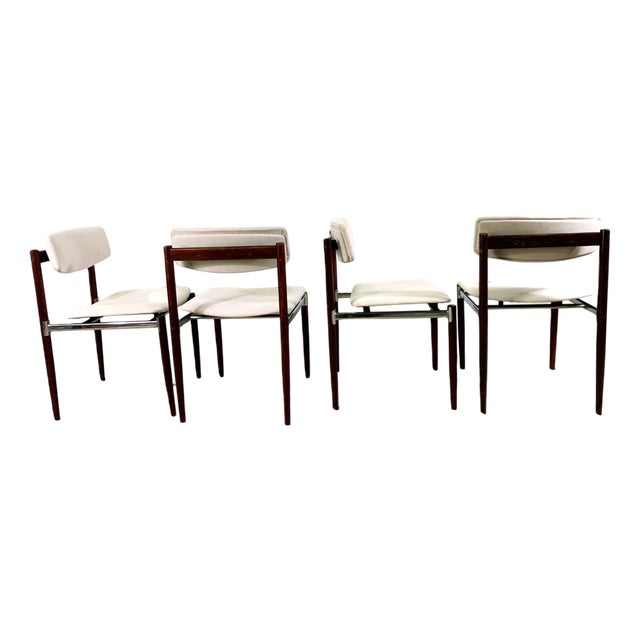 Vintage Dining Chairs by C. Denekamp for Thereca, 1960s, Set of 4 For Sale