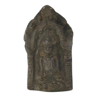 Old Thai Bronze Phra Yodkhunpon Protective Leader of the Army Buddha Amulet For Sale