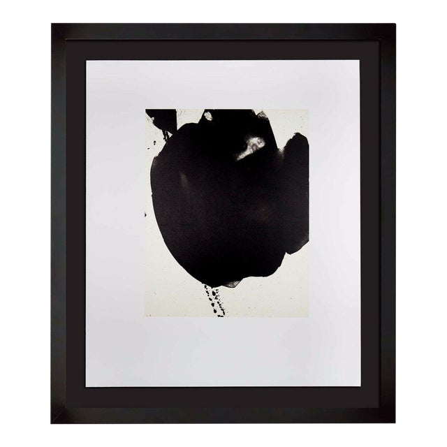 Robert Motherwell Lithograph Original Ltd Ed + Cat. Ref. B387.7 With Gallery Frame For Sale