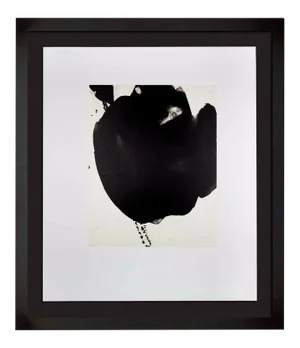 Robert Motherwell Lithograph Original Ltd Ed + Cat. Ref. B387.7 With Gallery Frame