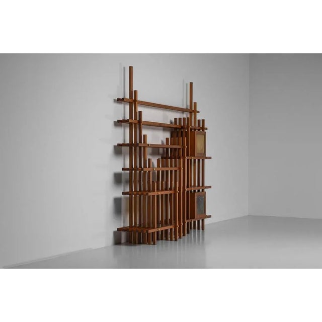 1960s Italian Bookcase by Fabrizio Mangoni, 1969 For Sale - Image 5 of 18