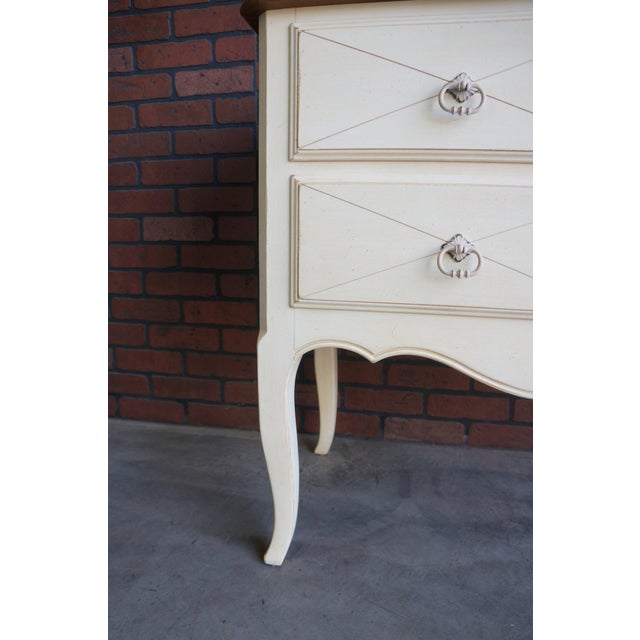 Wood Ethan Allen Country French Console Chest of Drawers For Sale - Image 7 of 7