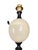 Maison Jansen Vintage Exotic Wood and Ostrich Egg Lamps from Maison Jansen, 1950s, Set of 2 For Sale - Image 4 of 9