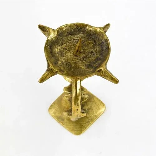 1960s Brutalist Candle Holder For Sale - Image 4 of 6