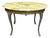 French Marble Top Coffee Table With Ormolu Mounted Apron and Cabriole Legs For Sale